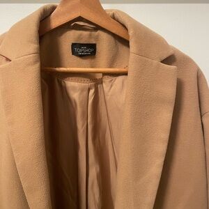 Topshop Petite Tan Coat